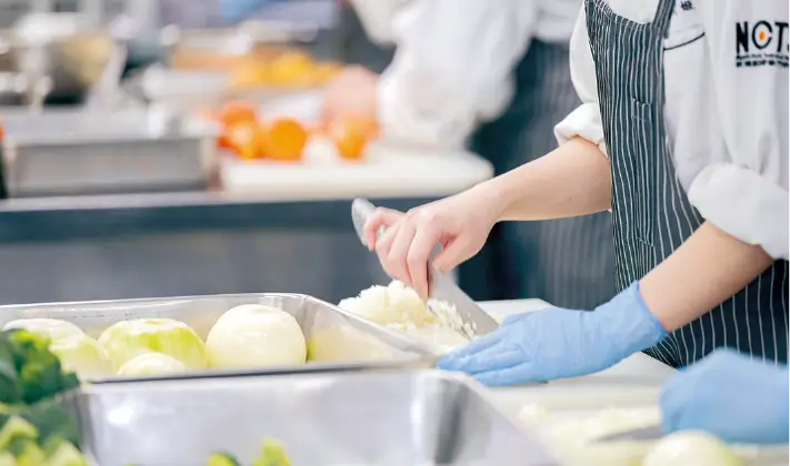 玉ねぎのみじん切り