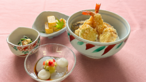 7/18（土）サクサク天婦羅の天丼！　日本料理オープンキャンパス
